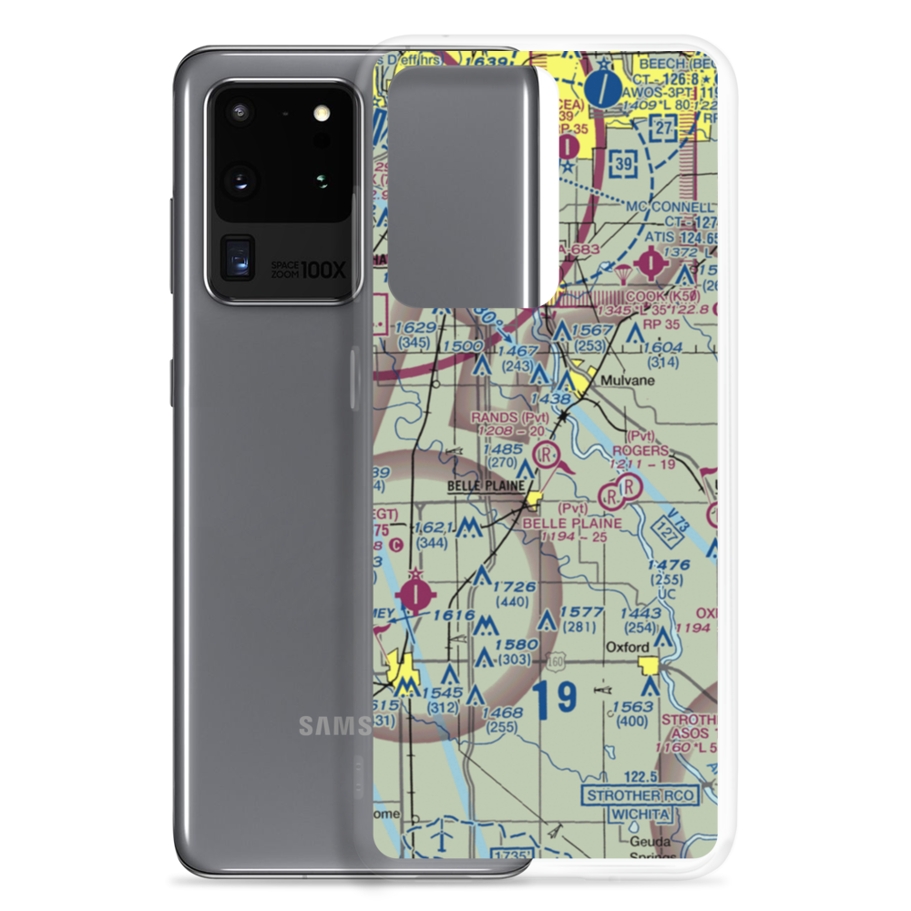 Rands Airport (SN32) VFR Sectional Samsung Case Samsung Galaxy S20 Ultra model shown