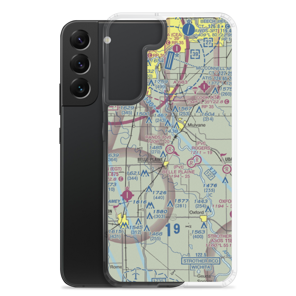 Rands Airport (SN32) VFR Sectional Samsung Case Samsung Galaxy S22 Plus model shown