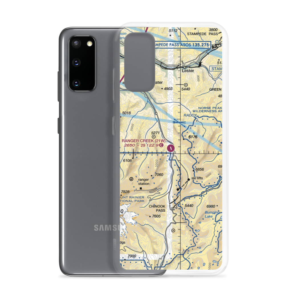 Ranger Creek Airport (21W) VFR Sectional Samsung Case Samsung Galaxy S20 model shown