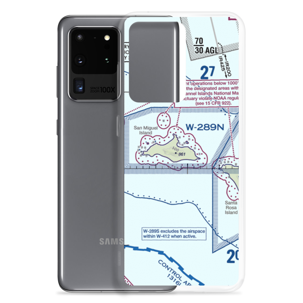 Ranger Station Airstrip (US-0227) VFR Sectional Samsung Case Samsung Galaxy S20 Ultra model shown