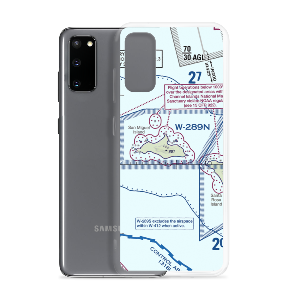 Ranger Station Airstrip (US-0227) VFR Sectional Samsung Case Samsung Galaxy S20 model shown