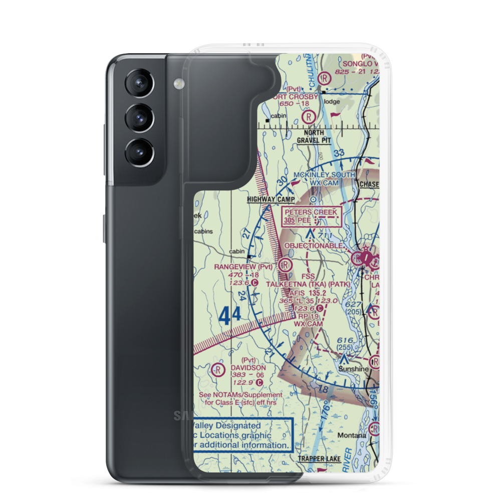 Rangeview Airstrip (0AA5) VFR Sectional Samsung Case Samsung Galaxy S21 model shown
