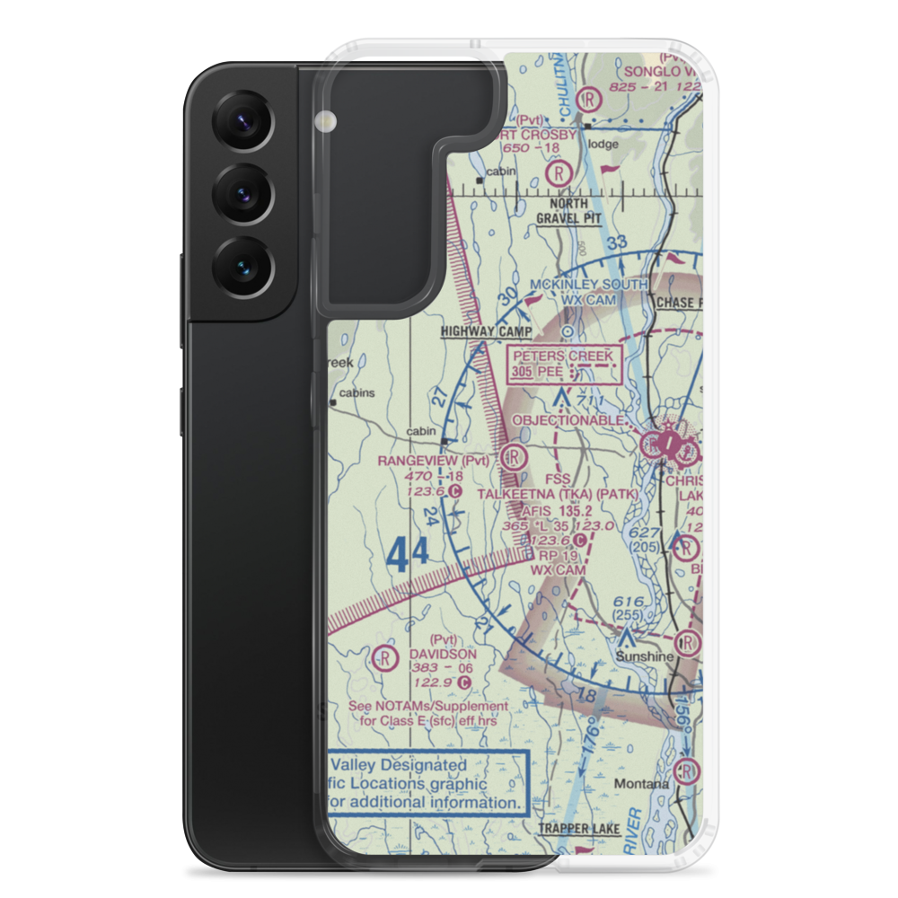 Rangeview Airstrip (0AA5) VFR Sectional Samsung Case Samsung Galaxy S22 Plus model shown