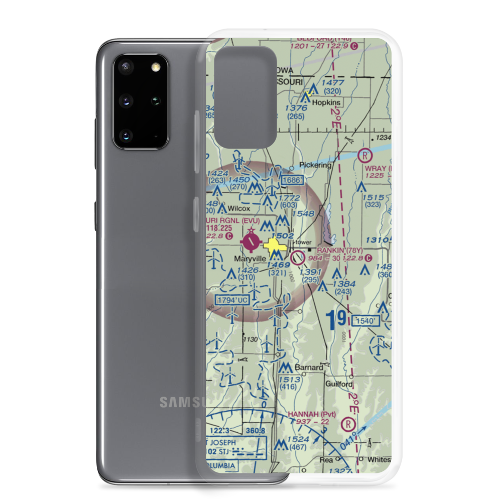 Rankin Airport (78Y) VFR Sectional Samsung Case Samsung Galaxy S20 Plus model shown