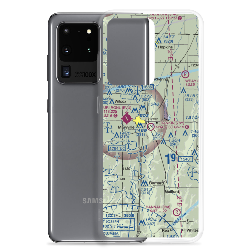 Rankin Airport (78Y) VFR Sectional Samsung Case Samsung Galaxy S20 Ultra model shown