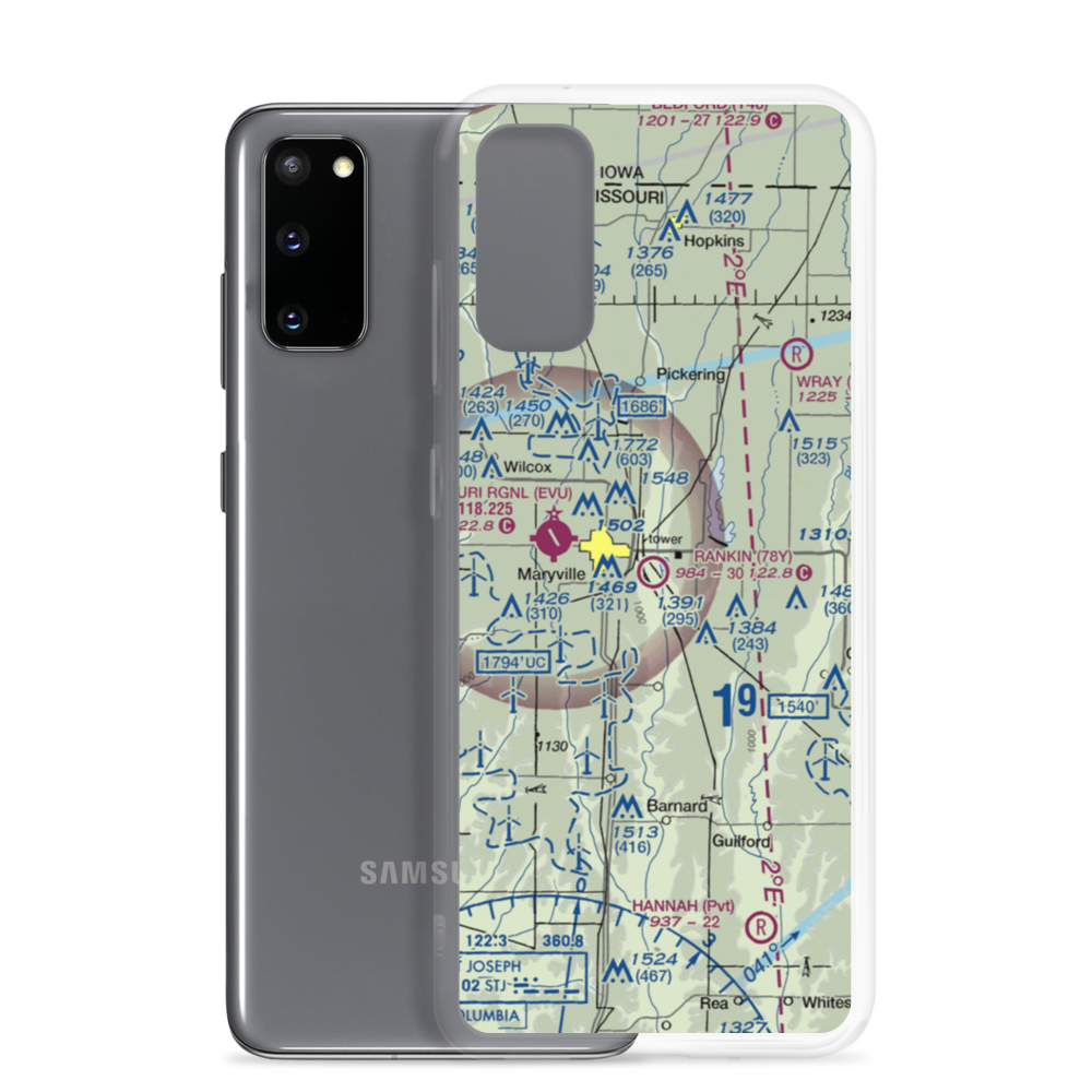 Rankin Airport (78Y) VFR Sectional Samsung Case Samsung Galaxy S20 model shown