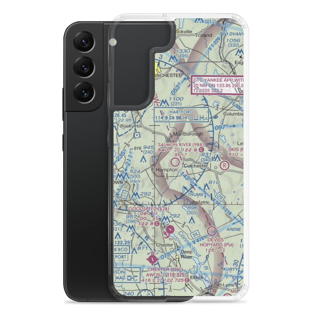 Rankl Field (CT20) VFR Sectional Samsung Case Samsung Galaxy S22 Plus model shown