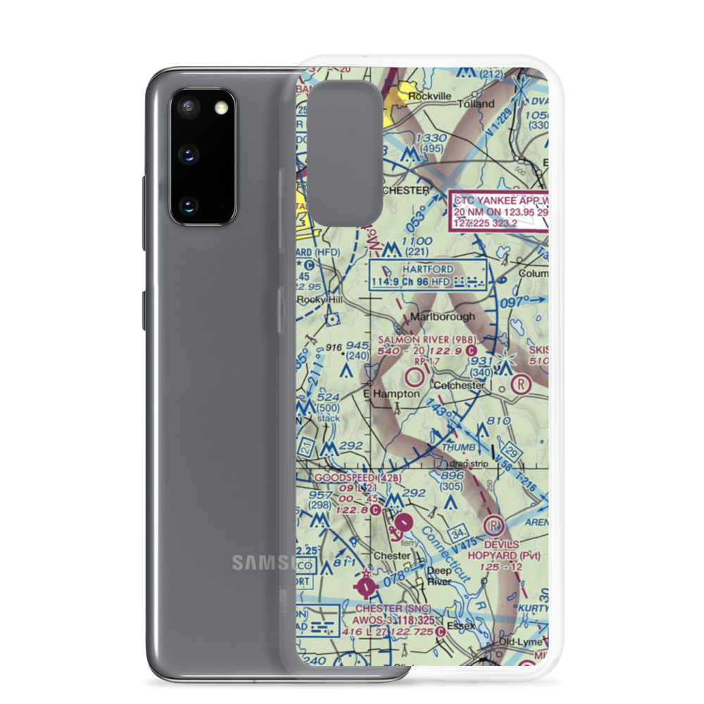 Rankl Field (CT20) VFR Sectional Samsung Case Samsung Galaxy S20 model shown