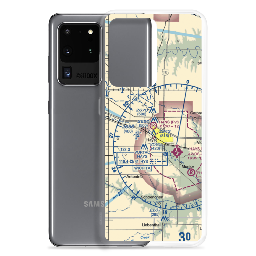 Rans Airport (8KS4) VFR Sectional Samsung Case Samsung Galaxy S20 Ultra model shown