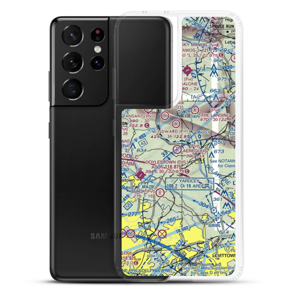 Ransome STOLport (57PN) VFR Sectional Samsung Case Samsung Galaxy S21 Ultra model shown