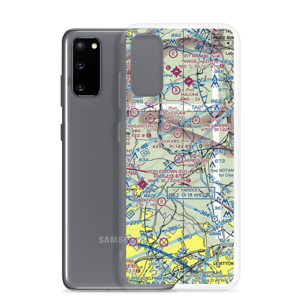Ransome STOLport (57PN) VFR Sectional Samsung Case Samsung Galaxy S20 model shown