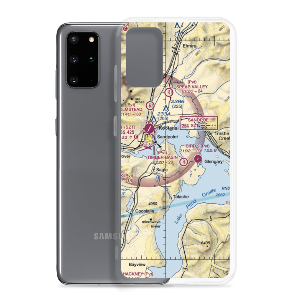 Rapoport Ranch Airport (68ID) VFR Sectional Samsung Case Samsung Galaxy S20 Plus model shown
