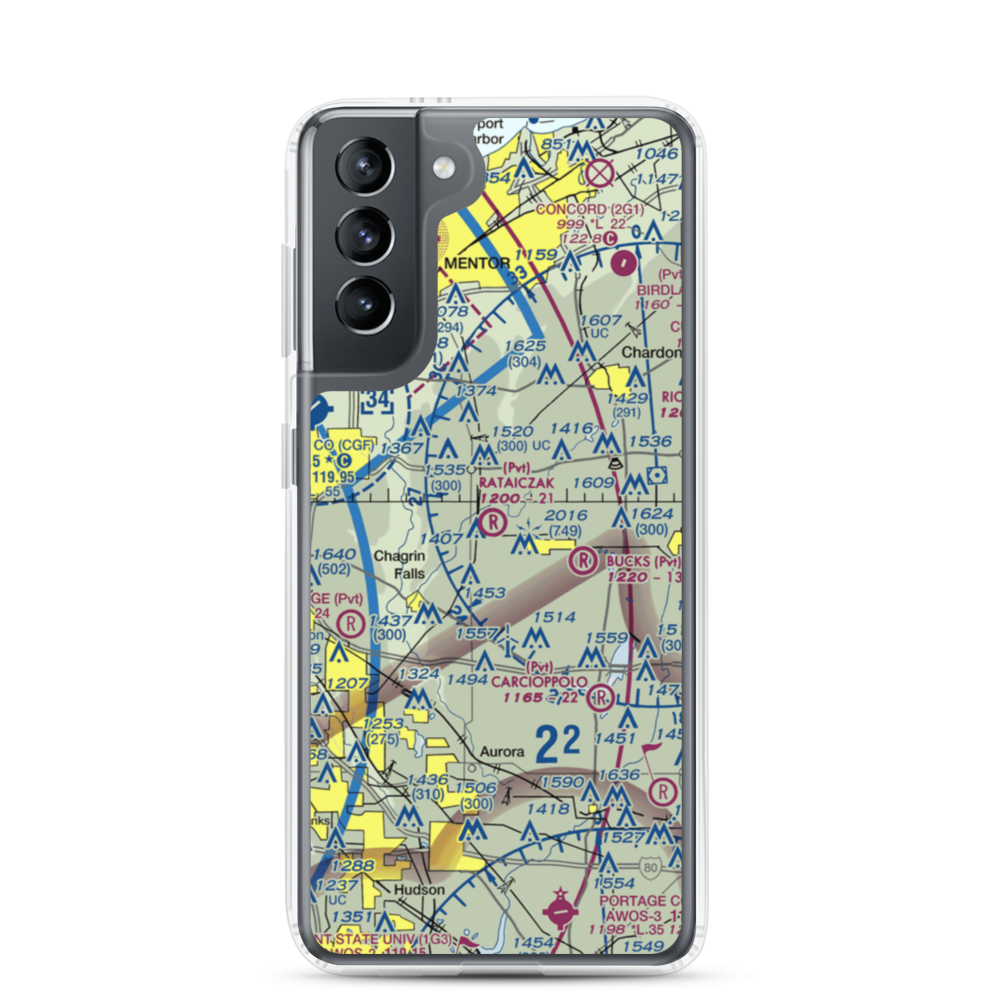 Rataiczak Airport (OI62) VFR Sectional Samsung Case Samsung Galaxy S21 model shown