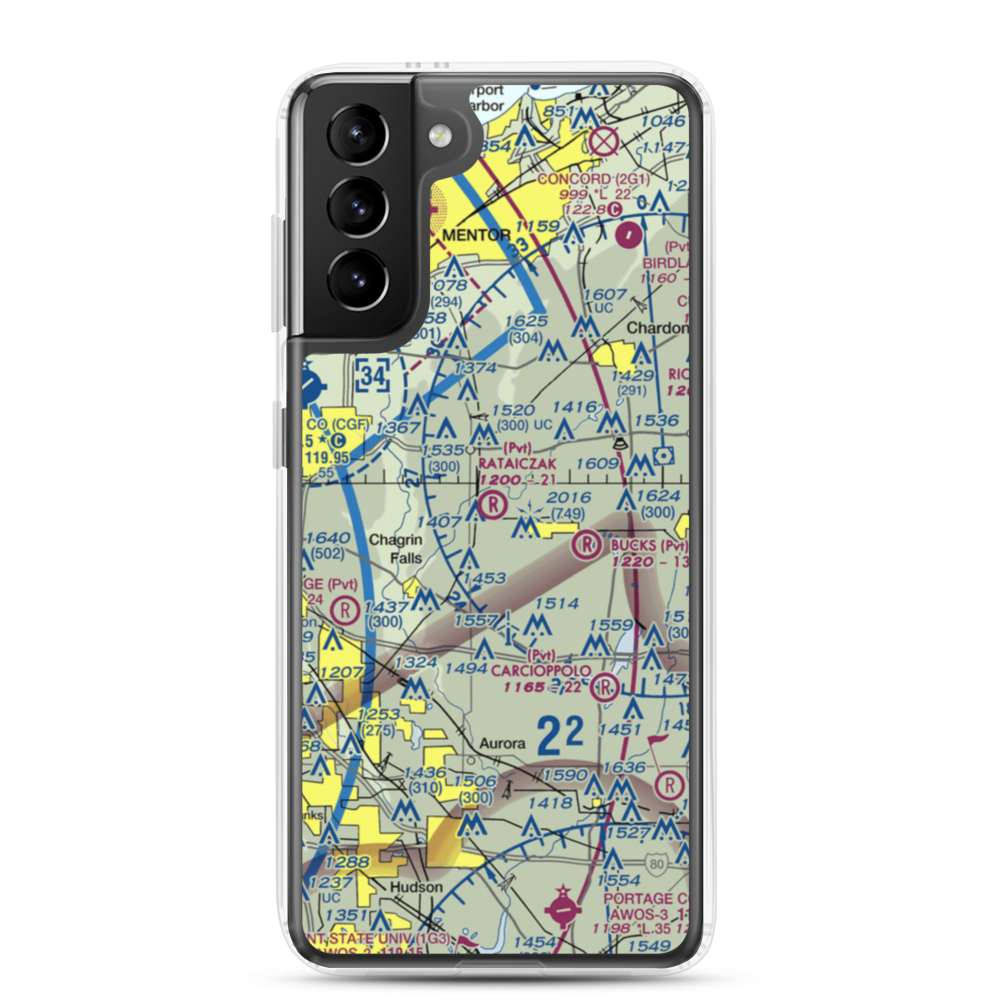 Rataiczak Airport (OI62) VFR Sectional Samsung Case Samsung Galaxy S21 Plus model shown