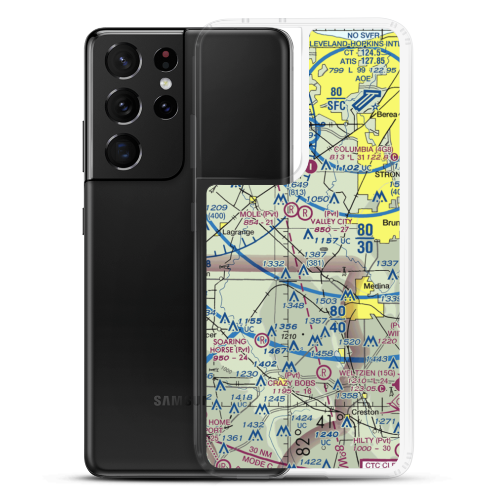 Rauhaus Field (7OH1) VFR Sectional Samsung Case Samsung Galaxy S21 Ultra model shown