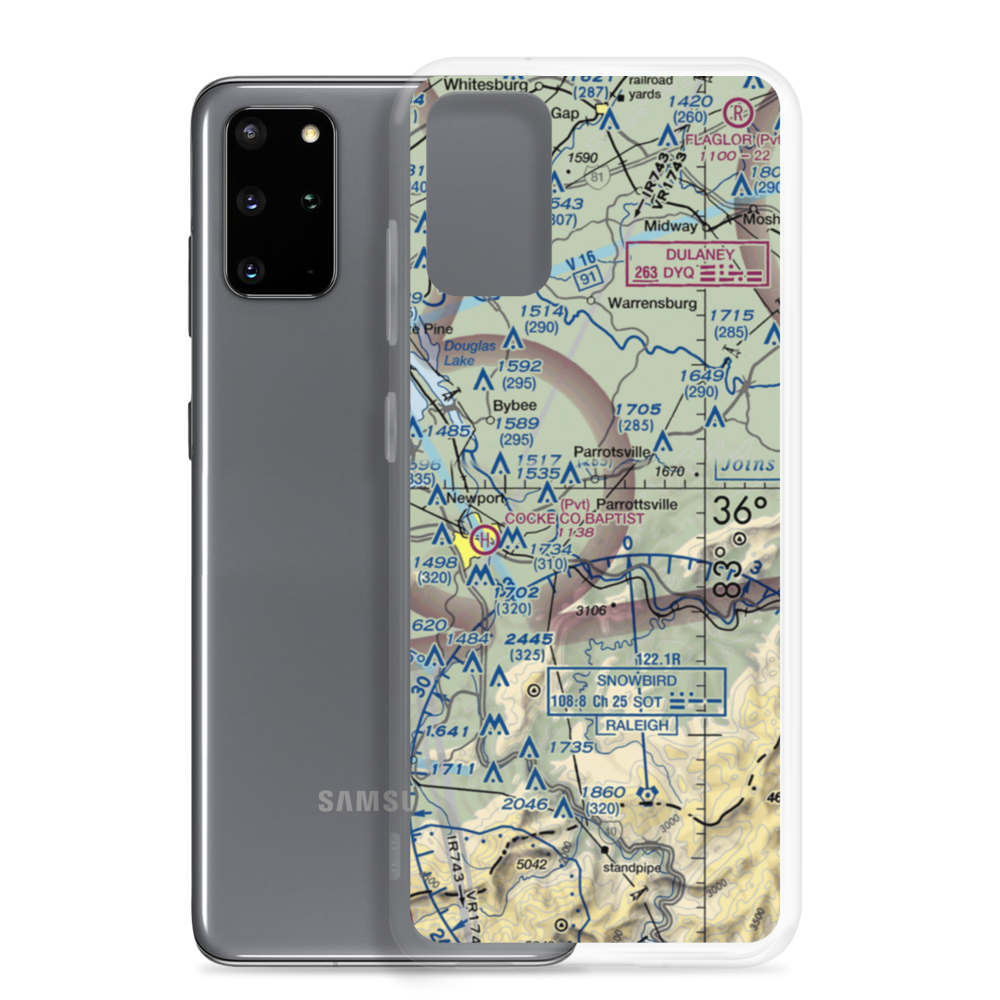 Ray's Stall Airport (21TN) VFR Sectional Samsung Case Samsung Galaxy S20 Plus model shown