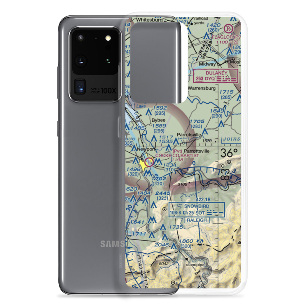 Ray's Stall Airport (21TN) VFR Sectional Samsung Case Samsung Galaxy S20 Ultra model shown