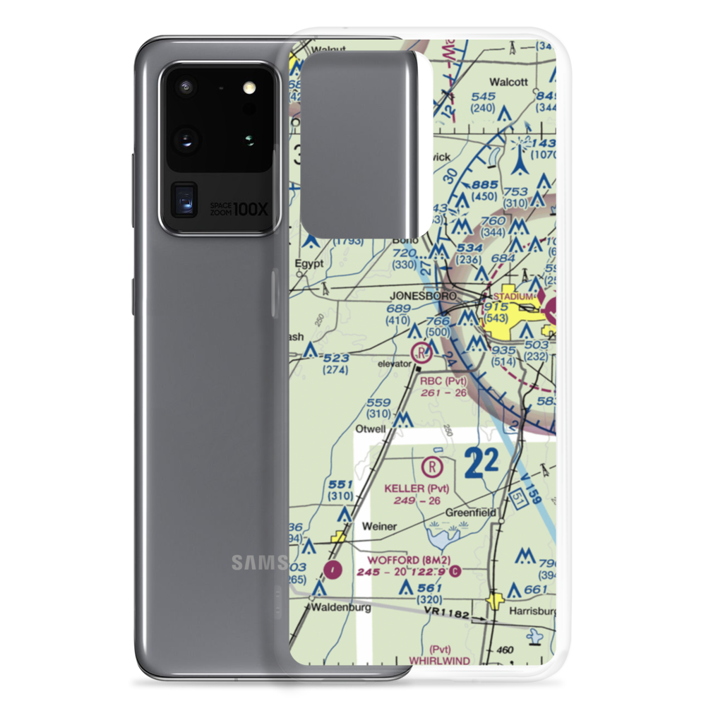 RBC Airport (7AR6) VFR Sectional Samsung Case Samsung Galaxy S20 Ultra model shown
