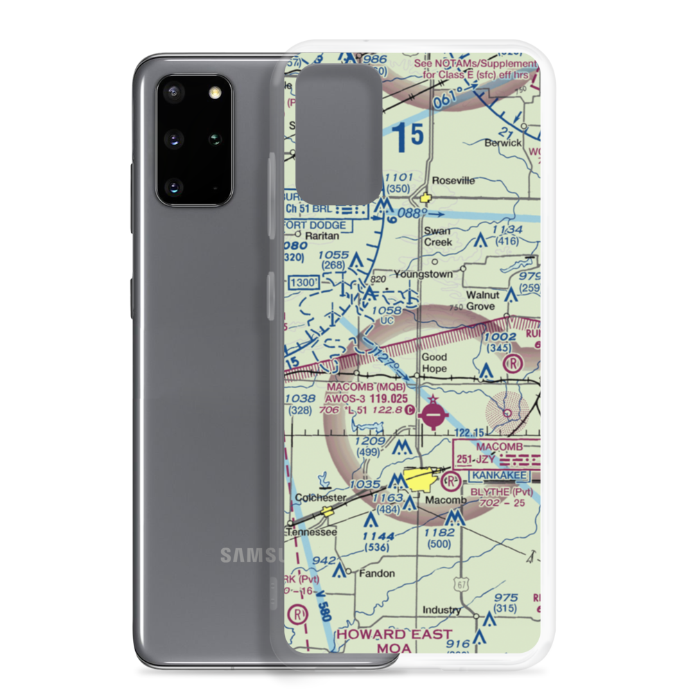 Rdh Farms Airport (LL33) VFR Sectional Samsung Case Samsung Galaxy S20 Plus model shown