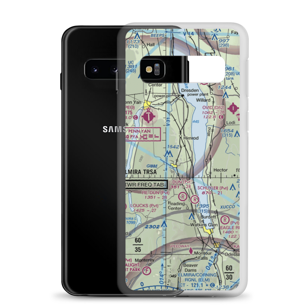 Re-Dun Field (17NK) VFR Sectional Samsung Case Samsung Galaxy S10 model shown