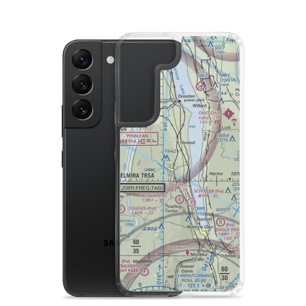 Re-Dun Field (17NK) VFR Sectional Samsung Case Samsung Galaxy S22 model shown