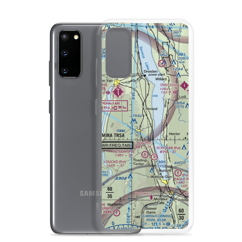 Re-Dun Field (17NK) VFR Sectional Samsung Case Samsung Galaxy S20 model shown