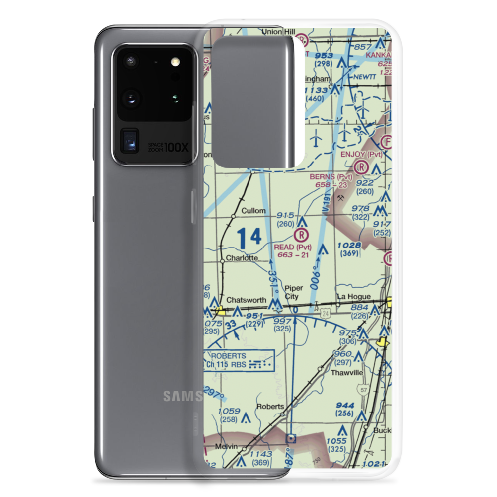 Read Airport (LL46) VFR Sectional Samsung Case Samsung Galaxy S20 Ultra model shown
