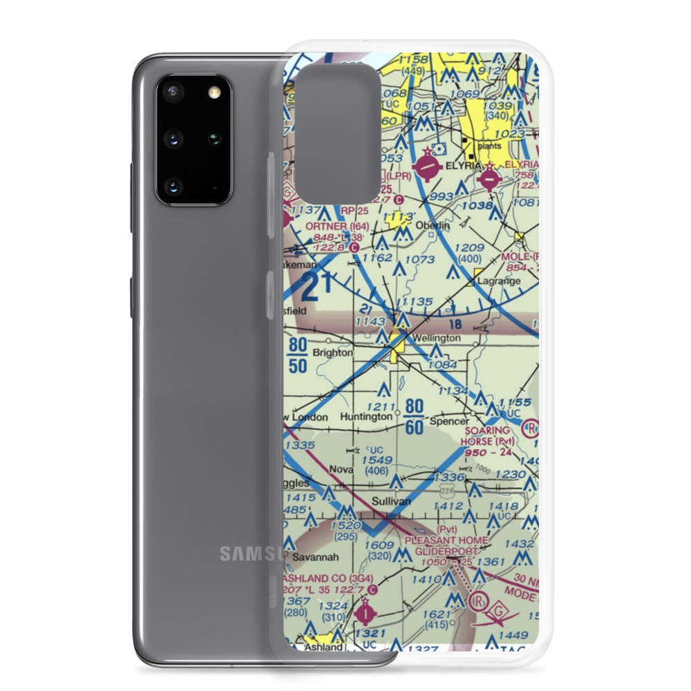 Reader-Botsford Airport (67D) VFR Sectional Samsung Case Samsung Galaxy S20 Plus model shown