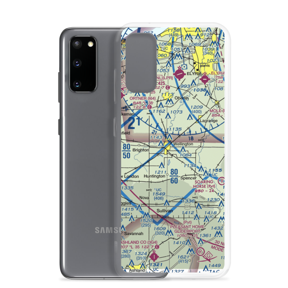 Reader-Botsford Airport (67D) VFR Sectional Samsung Case Samsung Galaxy S20 model shown