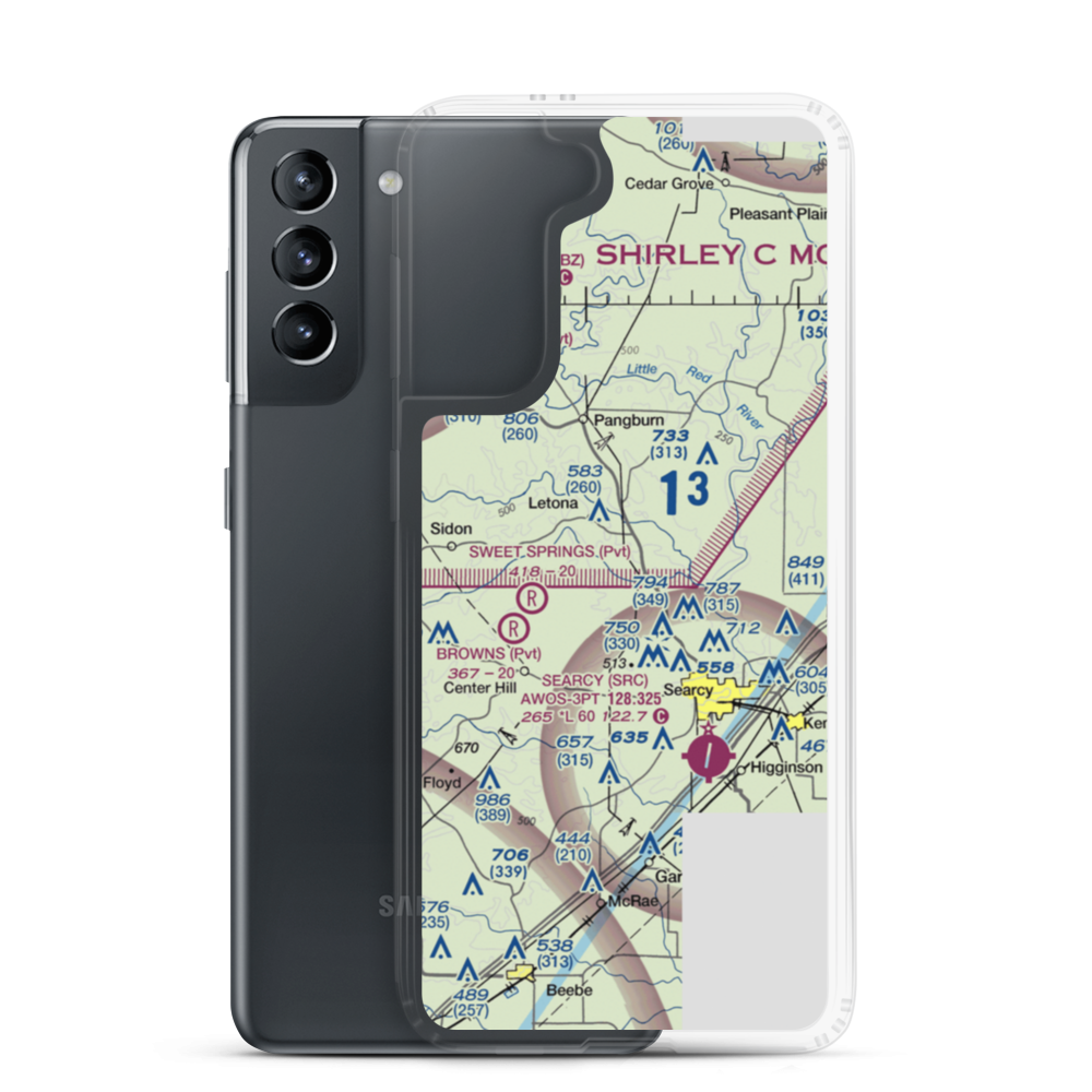 Reapers Field (REAPERS) VFR Sectional Samsung Case Samsung Galaxy S21 model shown
