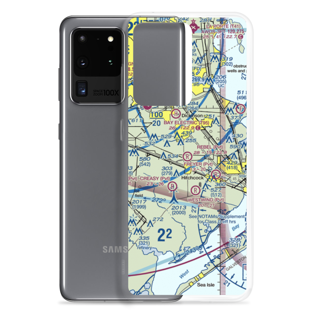 Rebel Field (TX66) VFR Sectional Samsung Case Samsung Galaxy S20 Ultra model shown