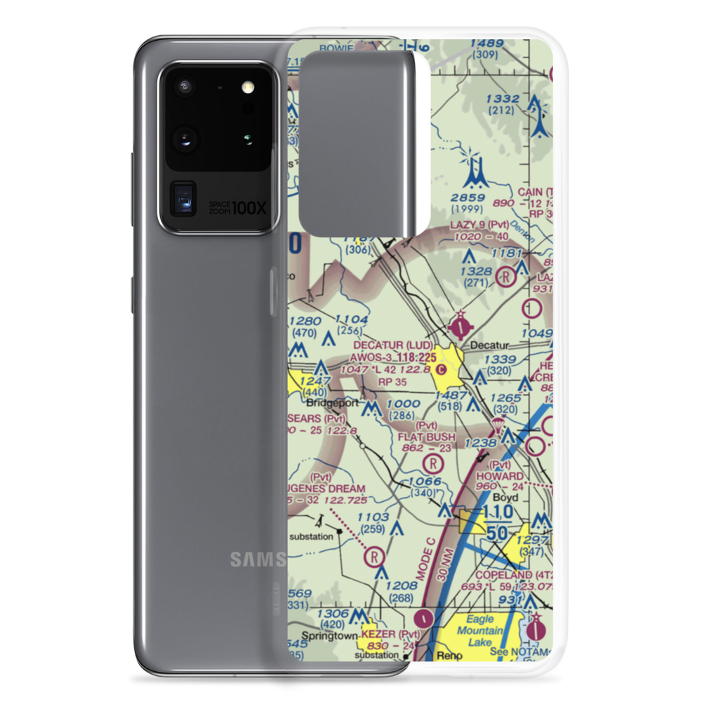Red Ace Ranch Airport (TS57) VFR Sectional Samsung Case Samsung Galaxy S20 Ultra model shown