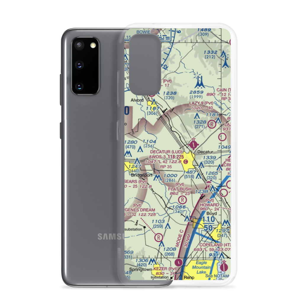 Red Ace Ranch Airport (TS57) VFR Sectional Samsung Case Samsung Galaxy S20 model shown
