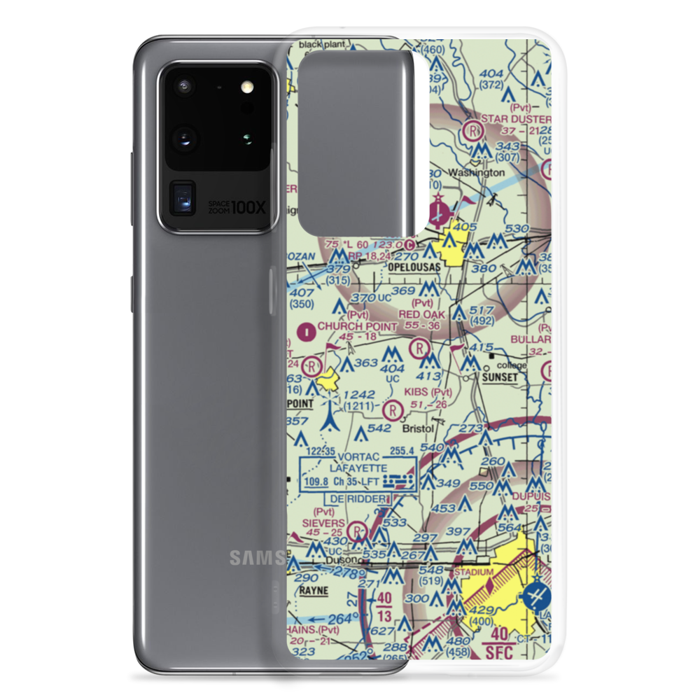 Red Oak Landing (51LS) VFR Sectional Samsung Case Samsung Galaxy S20 Ultra model shown