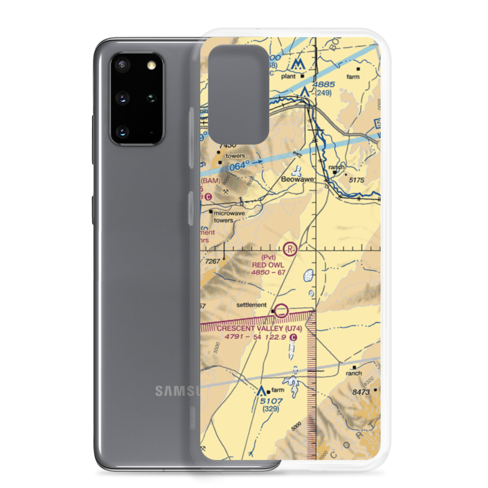Red Owl Ranch Airport (NV89) VFR Sectional Samsung Case Samsung Galaxy S20 Plus model shown