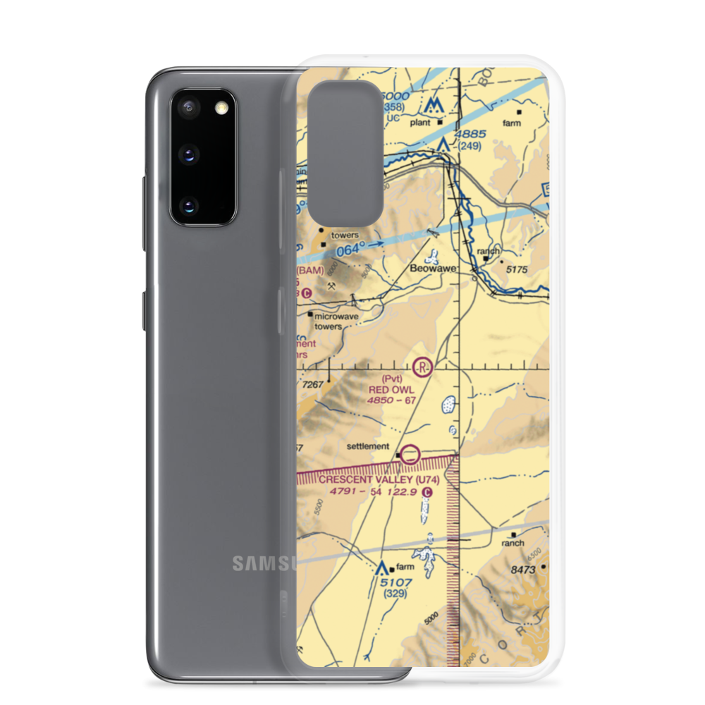 Red Owl Ranch Airport (NV89) VFR Sectional Samsung Case Samsung Galaxy S20 model shown