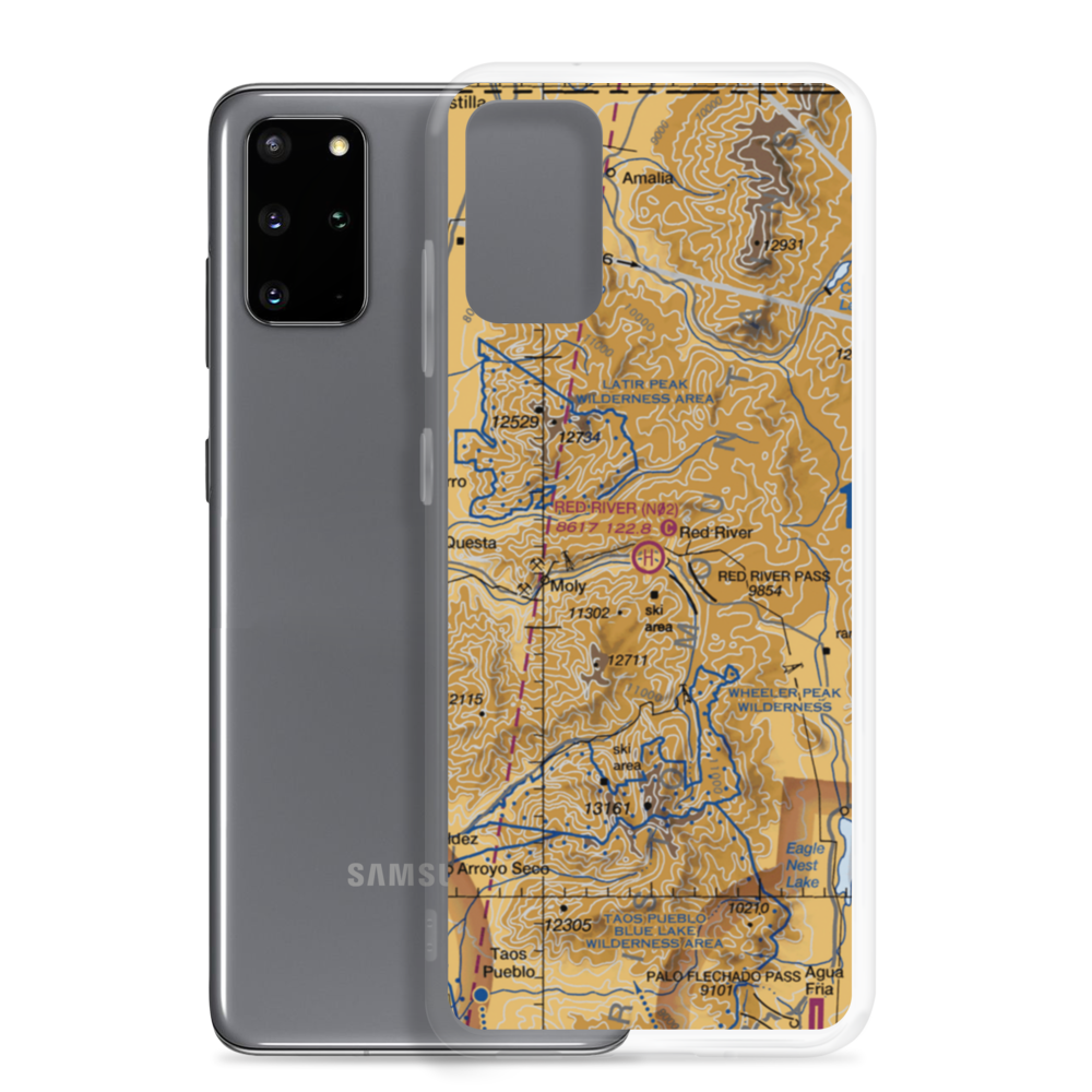 Red River Heliport (N02) VFR Sectional Samsung Case Samsung Galaxy S20 Plus model shown