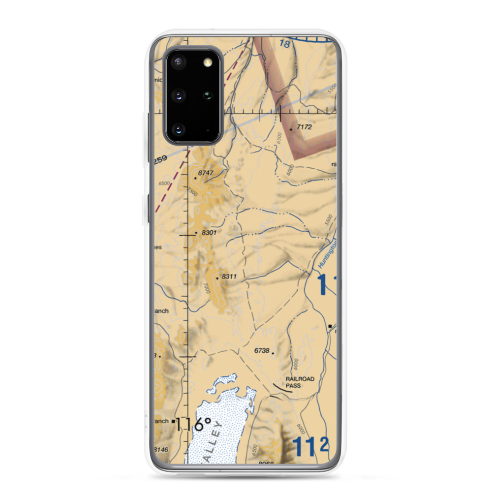 Red Rock Ranch Airport (NV22) VFR Sectional Samsung Case Samsung Galaxy S20 Plus model shown