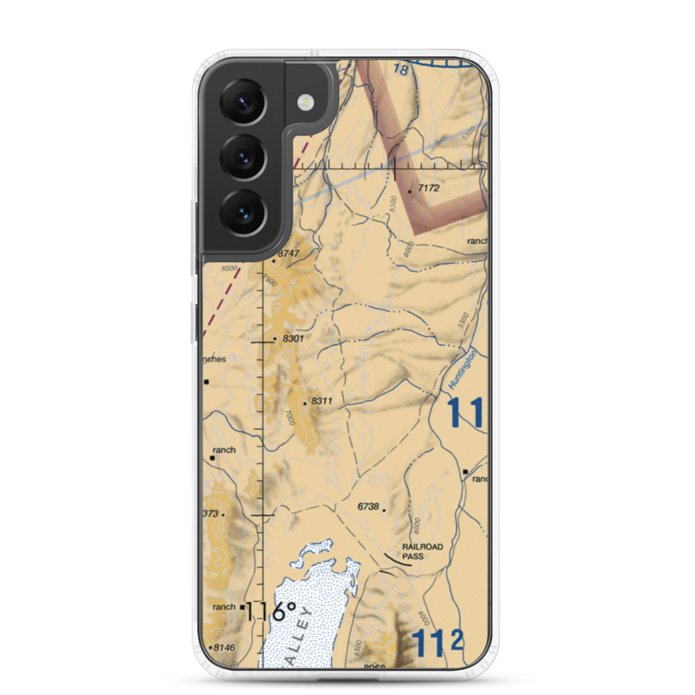 Red Rock Ranch Airport (NV22) VFR Sectional Samsung Case Samsung Galaxy S22 Plus model shown