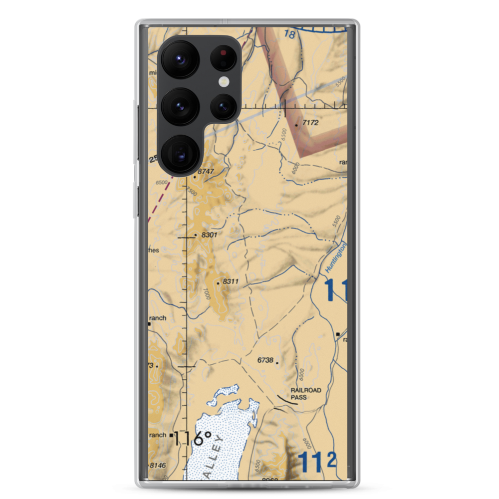 Red Rock Ranch Airport (NV22) VFR Sectional Samsung Case Samsung Galaxy S22 Ultra model shown