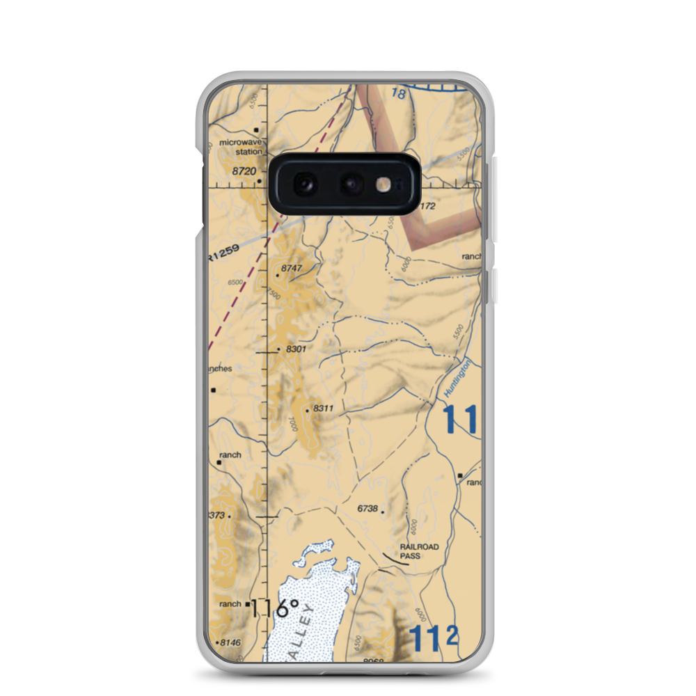 Red Rock Ranch Airport (NV22) VFR Sectional Samsung Case Samsung Galaxy S10e model shown