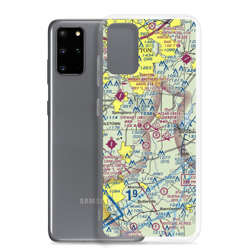 Red Stewart Airfield (40I) VFR Sectional Samsung Case Samsung Galaxy S20 Plus model shown