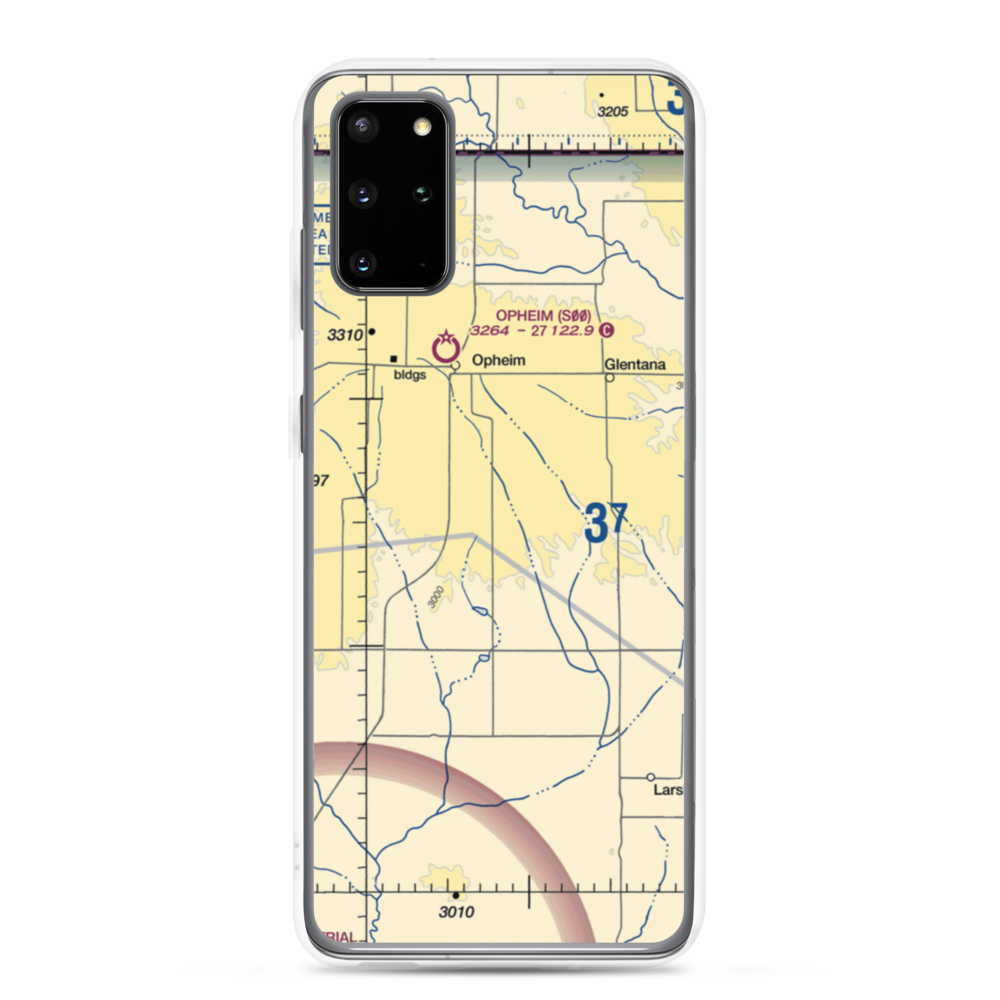 Redfield Ag Strip (MT85) VFR Sectional Samsung Case Samsung Galaxy S20 Plus model shown