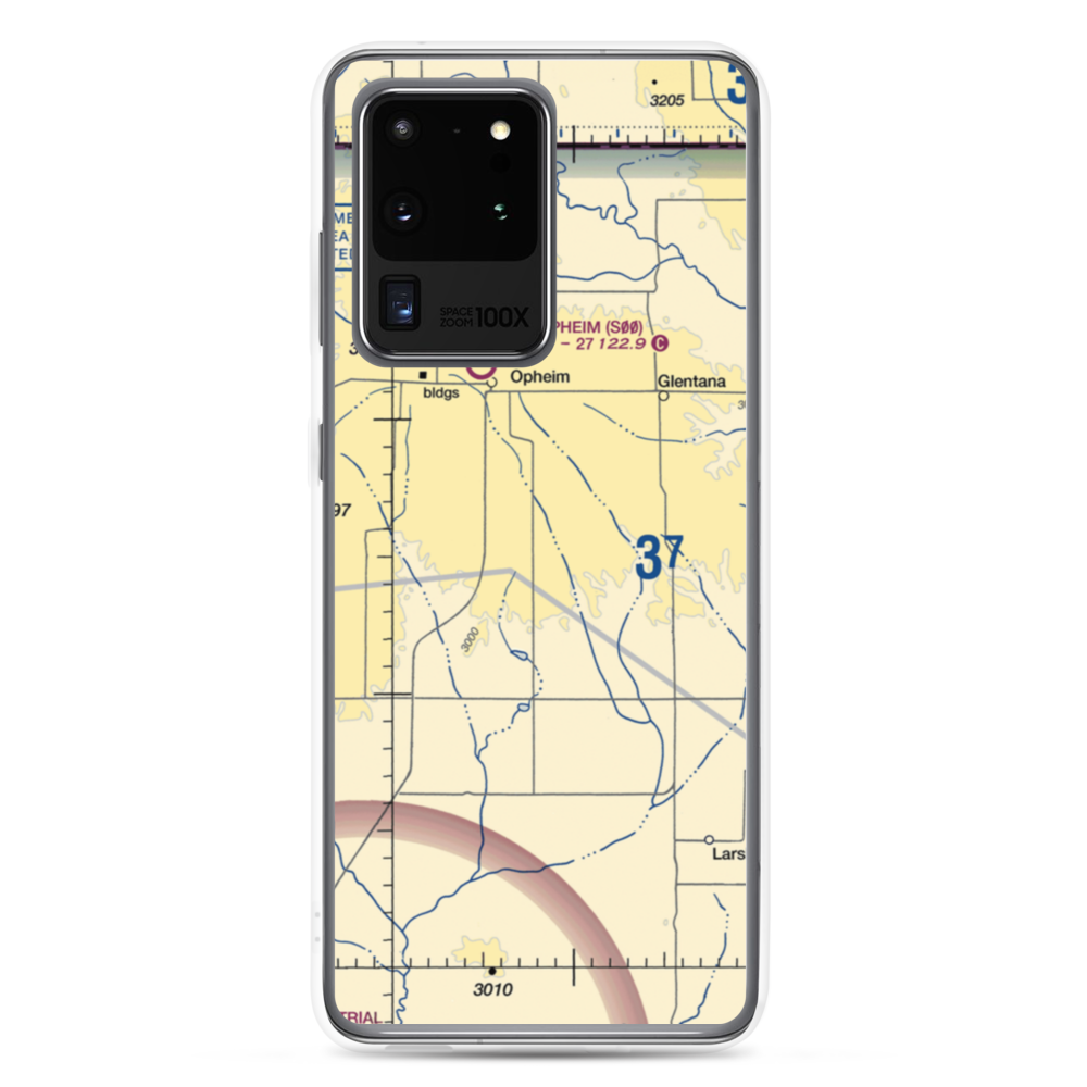 Redfield Ag Strip (MT85) VFR Sectional Samsung Case Samsung Galaxy S20 Ultra model shown