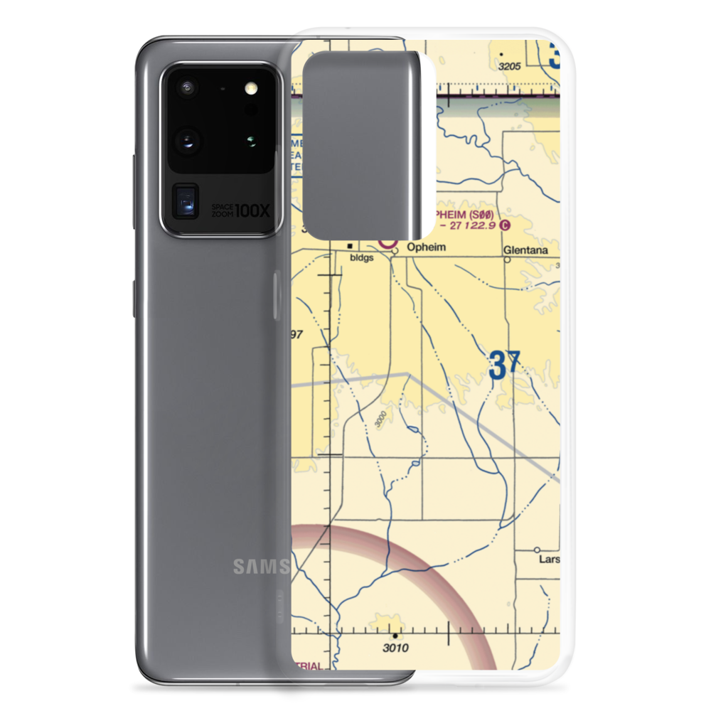 Redfield Ag Strip (MT85) VFR Sectional Samsung Case Samsung Galaxy S20 Ultra model shown