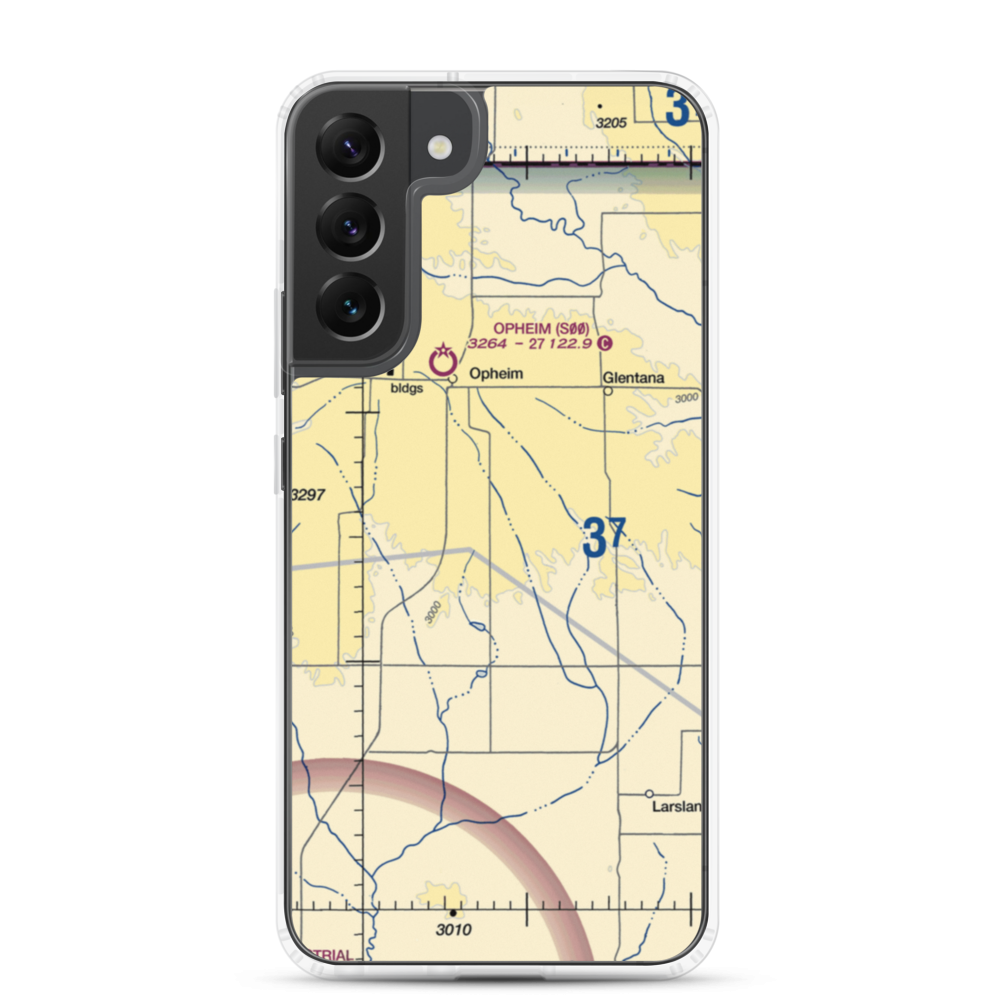 Redfield Ag Strip (MT85) VFR Sectional Samsung Case Samsung Galaxy S22 Plus model shown