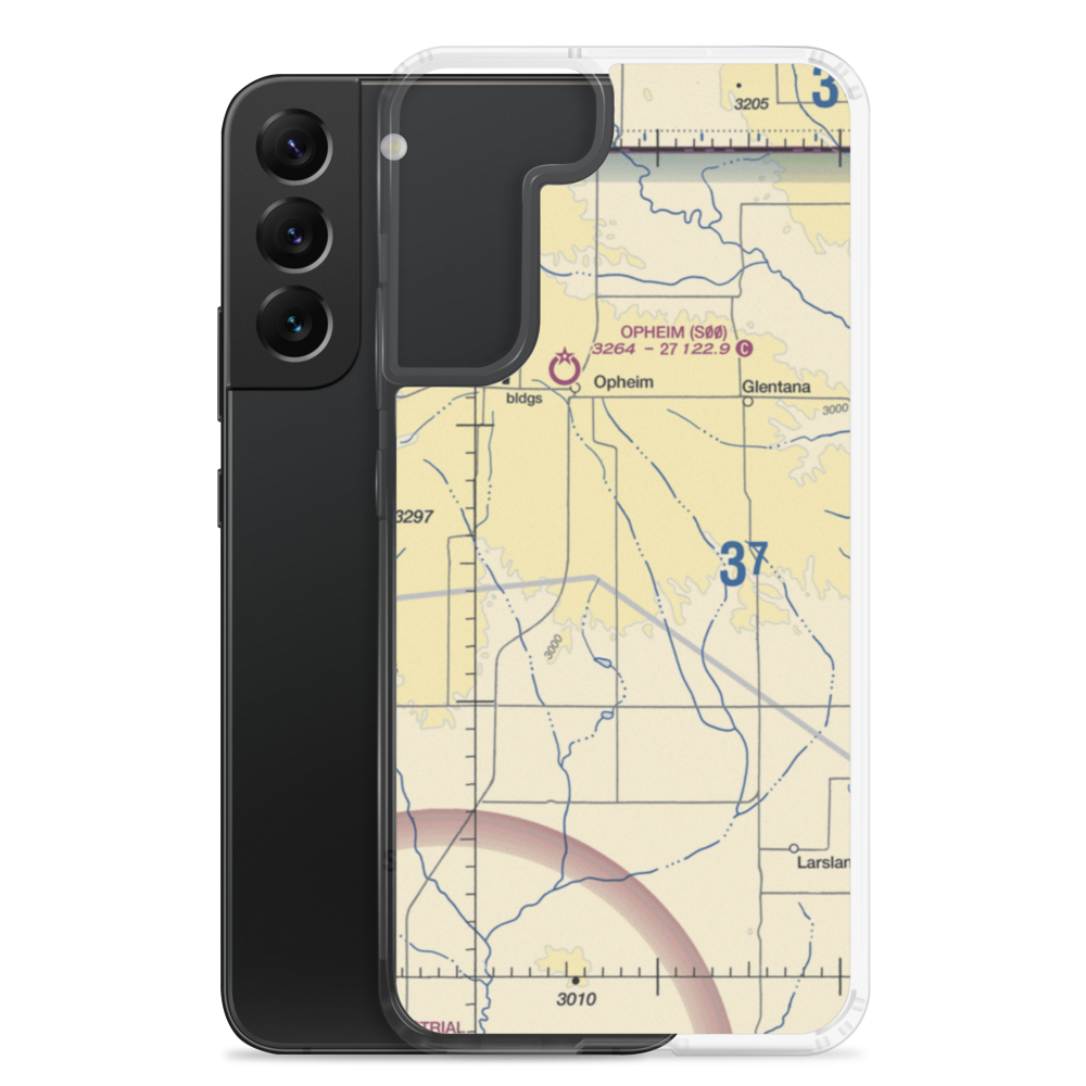 Redfield Ag Strip (MT85) VFR Sectional Samsung Case Samsung Galaxy S22 Plus model shown