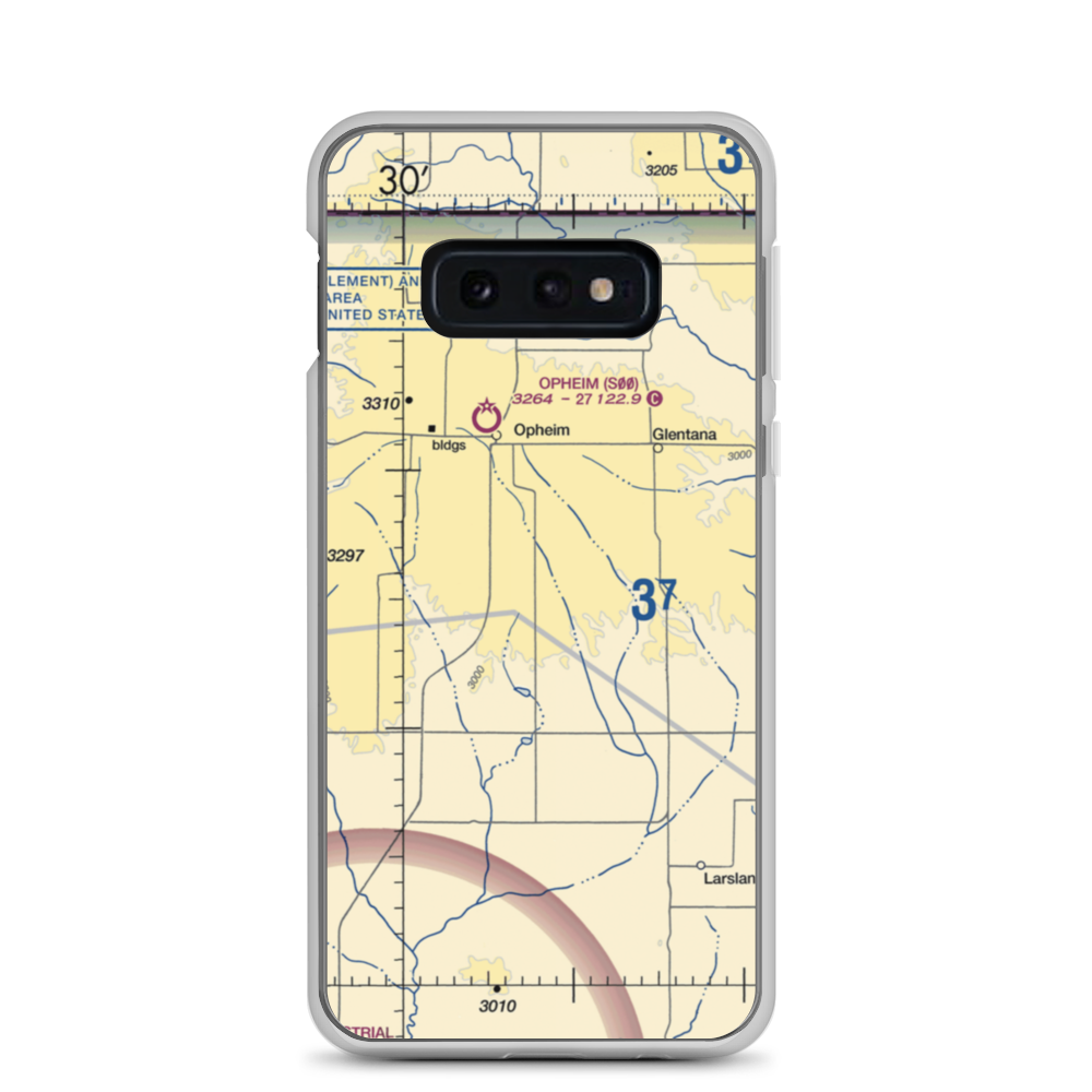 Redfield Ag Strip (MT85) VFR Sectional Samsung Case Samsung Galaxy S10e model shown