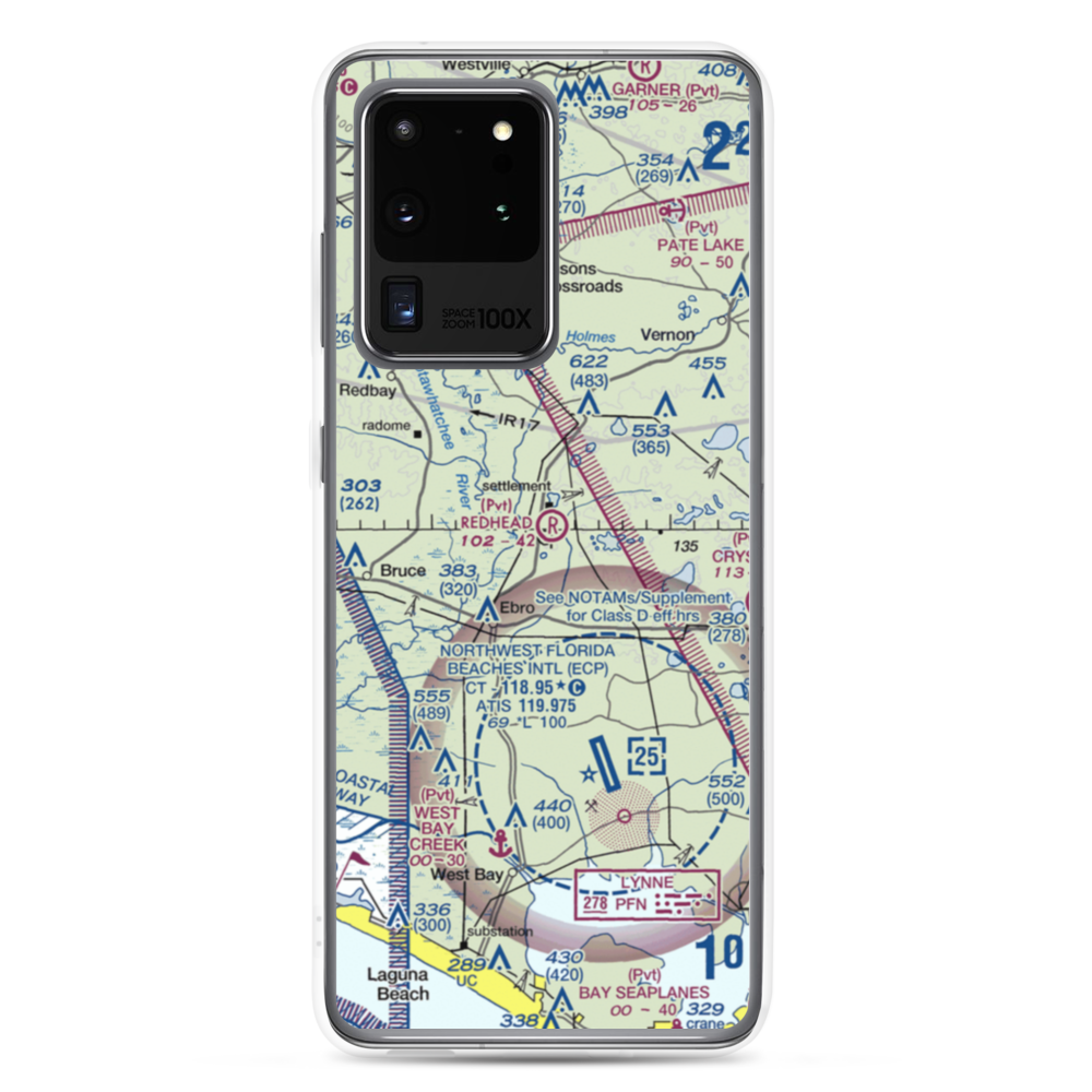 Redhead Airport (FD35) VFR Sectional Samsung Case Samsung Galaxy S20 Ultra model shown