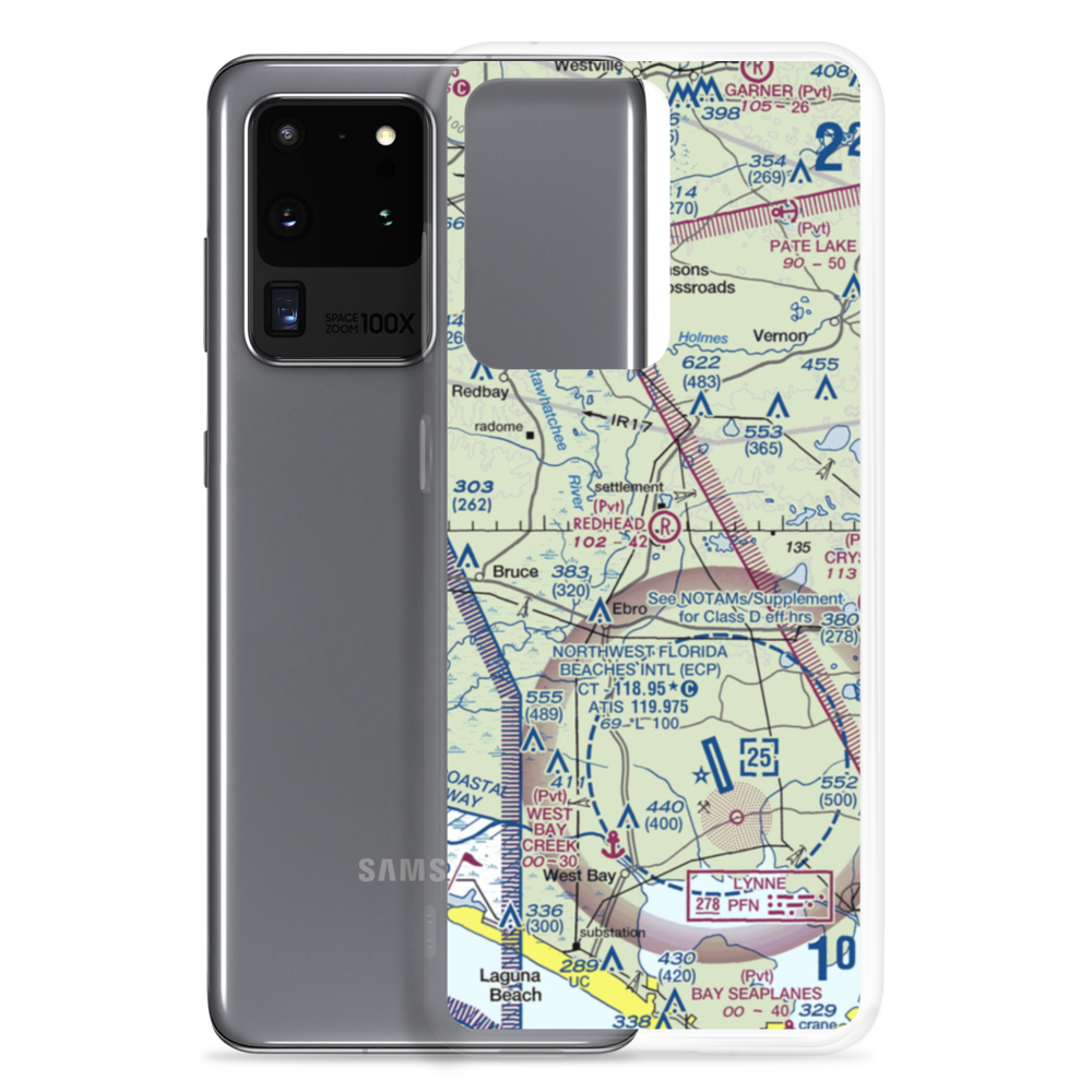 Redhead Airport (FD35) VFR Sectional Samsung Case Samsung Galaxy S20 Ultra model shown